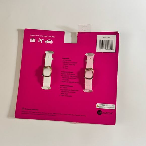 MI AMICA Newly Wed Flight Luggage Tags for Couple  NWT - Picture 11 of 11